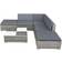 vidaXL 42745 Loungesæt, 1 borde inkl. 3 sofaer