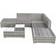 vidaXL 42745 Loungesæt, 1 borde inkl. 3 sofaer