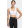 adidas Powerreact Training Medium-support 3-stripes Bra Vit Vit
