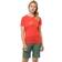 Jack Wolfskin Dam Crosstrail Graphic T W Kortärmad T-shirt - Tango Orange