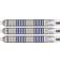 Unicorn Steel Tip Darts Set Style 1 Silver Star 21g