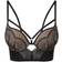 Gossard Womens VIP Captivate Longline Padded Plunge Bra Black