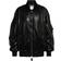 Stella McCartney Bomberjacke aus Lederimitat Schwarz S-M