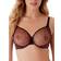 Gossard Leopard Sheer Bra Black/Red