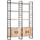 vidaXL 4 Tiers Scaffale per libri 180cm