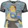 Desigual Knit collage T-shirt BLUE