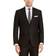 Van Heusen Men's Flex Plain Slim Fit Suits - Black Herringbone