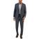 Van Heusen Men's Flex Plain Slim Fit Suits - Medium Charcoal Grey