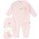 Lillelam Baby Hentesett Ull - Rosa