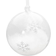 Magnor Christmas Bauble with Snow Star Julepynt 12cm