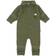 Lillelam Classic Merino Babysuit - Olive