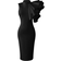 Xxtaxn Women's Cocktail Bodycon Ruffle Sleeveless Formal Midi Pencil Dress - Black