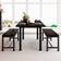 Feonase Extendable Kitchen Table Dining Set 28x63" 3