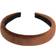Dark Velvet Hairband Broad Cognac