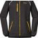 Bergans Girl's Sjoa Light Softshell Jacket - Solid Charcoal/Light Golden Yellow (7949)
