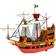 Captain Sabertooth Pirate Ship The Black Lady 47cm