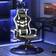 Vinsetto Racing Gaming Chair with Lumbar Support - Black