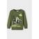 Name It Rifle Green Jovan Jurassic Sweatshirt-122/128