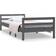 vidaXL grey, 90 Solid Wood Pine Bed Frame Bedstead Bed Base