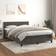 vidaXL Boxspring Dark Gray Cama Continental