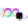 DeepCool LS520 SE WH Liquid Cooler 240mm 4th Gen Dual-Chamber 2x120mm