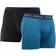 Devold Breeze Boxer 2-pack - Black/Blue Melange