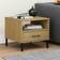 vidaXL Solid Wood Pine Bedside Table