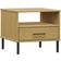 vidaXL Solid Wood Pine Bedside Table