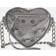 Balenciaga Le Cagole Heart Metallic-leather Cross-body Bag Womens Silver silver ONE SIZE