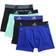 Adidas Kids-Boy's Performance Boxer Briefs Underwear 4-Pack Lucid Blue/Black/Pulse Mint Green