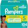 Pampers Swaddlers Active Size 5 27+kg 104pcs