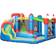 OutSunny 6-in-1 Inflatable Bounce House Outdoor Toy, Water Slide for Kids Open Miscellaneous Open Miscellaneous
