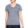 Under Armour Women's Tech Twist V-Neck T-Shirt Downpour Gray/Harbor Blue