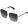 Kate Spade New York Fenton/G/S Sunglasses, Black/Gray 60mm, 15mm