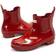 Hunter Womens Original Gloss Chelsea Boot - Military Red