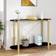 vidaXL black Engineered Console Table
