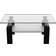 Costway Rectangle Black Coffee Table 23.5x39.5"