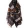 Chicwish Women's Turn Down Shawl Collar Wool Coat - Brown