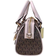 Michael Kors Bedford Legacy Extra-Small Logo Duffle Crossbody Bag - Brown/Soft Pink