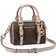 Michael Kors Bedford Legacy Extra-Small Logo Duffle Crossbody Bag - Brown/Soft Pink