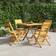 vidaXL square, without Garden Patio Dining Set