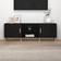 vidaXL Engineered Wood Black Meuble TV 150x50cm