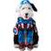 Jazwares Marvel Captain America Pet Costume