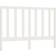 vidaXL white, 156 Solid Wood Pine Bed Headboard