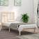 vidaXL brown, 90 Solid Wood Pine Bed Frame Platform