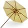 Skagerak Messina Parasol Ø300 Citron/Sand striber