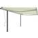 vidaXL Manual Retractable Awning With Posts 4 x 3 m Cream
