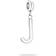 Liebeskind 'E Charm Pendant 'V - Stainless Steel