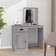 vidaXL grey sonoma, mirror Dressing Table