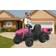 Jamara Traktor Super Load mit Anhänger pink 12V